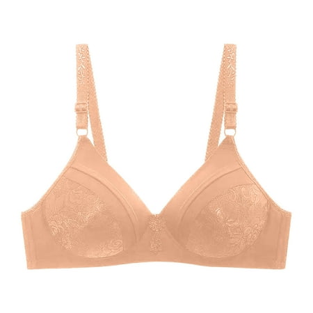 Super Push Up Sexy Lace Plunge Bra for Women Clearance Comfort Cotton Bralette Wireless Support Lingerie Full Coverage Minimizer Bras Plus Size Everyday Bars Gathering Breathable Underwear