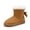 CHESTNUT, variant on Girls Boots Kids Winter Warm Snow Ankle Bow Boots for Toddler/Little Kid