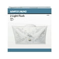 thumbnail image 4 of Nuvo Lighting 2-Light Square Ceiling Flush, 4 of 4