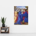 thumbnail image 2 of Lippi Meeting Joachim Anne Golden Gate Jerusalem Painting Extra Large XL Wall Art Poster Print, 2 of 3