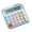Blue, variant on MOMOJIA Portable 12 Digit Calculator Flexible Key panel Large Screen Memory Function 15° Inclined Solar power Auto Charging For Office School Finance