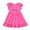 Hot Pink, variant on Quealent Toddler Baby Girl Back to School Dress Crayon Bow Embroidery Puff Sleeve Dresses Summer Clothes (Hot Pink, 18-24 Months)