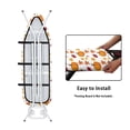 thumbnail image 4 of HELLHERO Elastic Edges Iron Padding Covers Ironing Board Protector Elastic Border Reusable for Tailor Shop Home Use Ironing Board Protective Cloth Maple Leaves and Pumpkins, 4 of 5