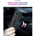 thumbnail image 3 of Grade Drop Impact for Samsung Galaxy A12 Case Galaxy A12 5G Case 360 Metal Rotating Ring Kickstand Holder  Heavy Duty Shockproof Case for Galaxy A12 5G Phone Case (Black), 3 of 14