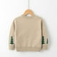 thumbnail image 5 of Sudadera navideña para niños, ropa para niños, camisa de manga larga, suéter de punto, cárdigan, disfraz navideño, mono de nieve para bebés pequeños, tops de ciervos para primavera,, 5 of 5