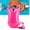 Pink, variant on Swim Buoy for Open Water Swimmers, Triathletes, Kayakers and Snorkelers, Highly Visible Buoy Float for Safe Swim Training