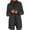 Black-01, variant on HTNBO Wool Coat for Women Plus Size Thicken Pea Coats Stand Collar Single Breasted Trench Coat Winter Jackets