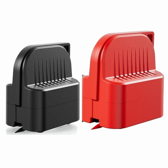 2Pcs Wrapping Paper Cutter, Gift Wrap Cutter 4 Wheels Compact Christmas Gifts Roll Tool Black,Red