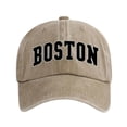 thumbnail image 5 of Women Baseball Cap Boston Est 1630 Dad Hat, Cotton Baseball Cap, Adjustable Metal Buckle, Unisex, 5 of 5