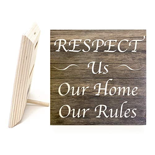 JennyGems | Respect Us Our House Our Rules | Rules Sign for Rental ...