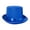 Sky Blue, variant on Boyscolos Top Hat for Men Women Adult, Magician Victorian Pilgrim Theatrical Clown Bowler Tailcoat, Cosplay Costume Hot Pink One Size