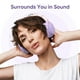 thumbnail image 2 of Gankoii Auriculares inalámbricos, Bluetooth con micrófono, audio de alta fidelidad, tiempo de reproducción de 60 horas, control táctil, plegables y ligeros, auriculares supraaurales para niñas y mujer, 2 of 5