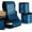blue, variant on 3 Rolls Grass Green Silk Satin Ribbon, 1.5 Inch 15 Yards Chiffon Frayed Ribbon for Flower Bouquet, Gift Wrapping, Wedding, Birthday Party Decor green -