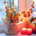thumbnail image 5 of Cadena de luces LED navideñas para decoración de dormitorio y habitación, calcetines navideños, linterna, 5 of 5