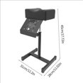 thumbnail image 6 of Dualoai Pedicure Chair Footstool Assistance with Vacuum Cleaner Leg Support Manicure Stool Foot Stand for Work Massage Home Nail Tech Black, 6 of 6