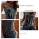 thumbnail image 5 of Camisola de color sólido transpirable sin mangas dobladillo fruncido camiseta sin mangas lavable a máquina fácil de combinar para el trabajo ANGGREK Otros, 5 of 6
