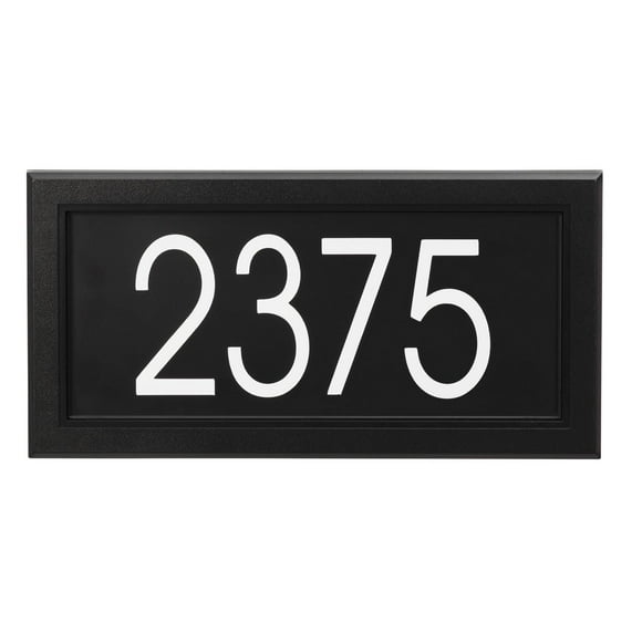 PRO-DF Modern Rectangular Address Plaque