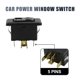 thumbnail image 4 of 4Pcs Interruptor Elevalunas 5 Patillas Pulsador con Luz Blanca para Coche Jetta 12V CC, 4 of 6