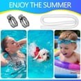 thumbnail image 5 of Replacement Pool Hoses for Above Ground Pools,Long Filter Pump Hose,Pool Pump Hose with 8 Metal Clamps 39inch 4PCS White Clearance!, 5 of 7