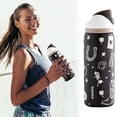 thumbnail image 2 of Bouteille d'Eau Isolée en Acier Inoxydable 32oz Freesip Check Me Out Color Drop, 2 of 6