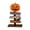 A, variant on Tuscom Halloween Pumpkin Letter Wood Sign Farmhouse Wooden Table Decor BOO Block Letter Fall Holiday Ornament