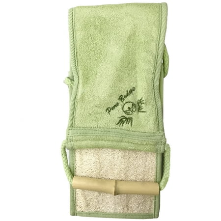 Pure Body Bamboo & Loofah Bath Strap (Best Loofah For Body)