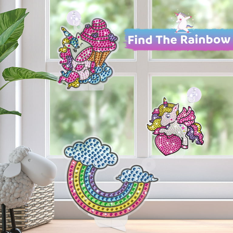 Unicorns and Rainbows Diamond Painting Magnets Set - 8Pcs