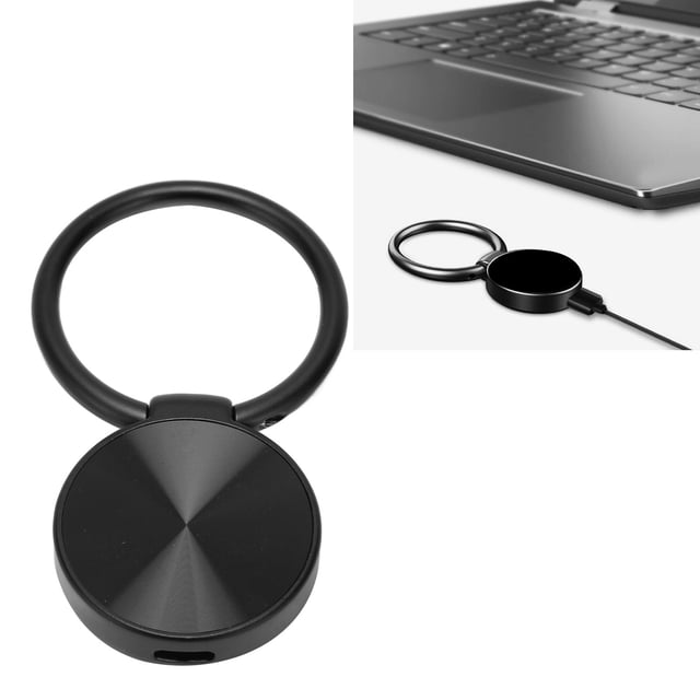 Mini Grabadora De Voz, Llavero Grabadora De Voz Digital Reducción De Ruido Tecnología De Cifrado De Ahorro Segmentado aleación De Zinc Inteligente Durable Con Auriculares Para
