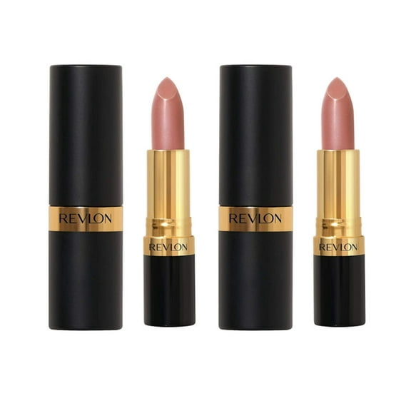 Revlon Super Lustrous Lipstick Matte 013 Smoked Peach with Vitamin E & Avocado Oil 2 Pack