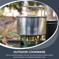 thumbnail image 4 of UPOUART Easy Clean Stainless Steel Camping Cookware for Outdoor Picnic and Hiking, 4 of 7