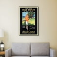 thumbnail image 4 of 12" x 18" Gulf Coast Golf 1932 Vintage Travel Poster Wall Art, 4 of 4