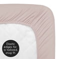 thumbnail image 4 of Sweet Jojo Designs Mauve and White Boho Rainbow Girl Fitted Crib Sheet Baby or Toddler Bed Nursery - Pink Dusty Rose White Bohemian Celestial Sky Outdoors Nature, 4 of 6