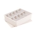 thumbnail image 2 of Linnome Underwear Storage Box Drawer Organizer with Lid, Compact Sock and Panty Divider for Bedroom Closets, Multi-Compartment Stackable Clothing Bin for Ties and Scarves-Home Organization Solution, 2 of 6