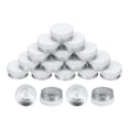 thumbnail image 1 of Uxcell Tapas de Flip Off de 13 mm 100PCS Sellos Sin Rebabas Tapas de Flip Off para Frascos de Vidrio Botellas Liofilizadas, Blanco/Plata, 1 of 6