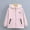 c01Pink, variant on Boys Girls Waterproof Rain Jacket Reversible Fleece Lined Hooded Jacket Lightweight Outerwear for Kids Windbreaker Coat Green 5 Years