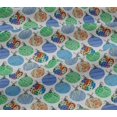 thumbnail image 6 of oneOone Viscose Jersey Medium Blue Fabric Ornament Craft Projects Decor Fabric Printed By The Yard 60 Inch Wide, 6 of 7