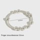 thumbnail image 2 of Anillo antiestrés con cuentas para mujer, anillo antiestrés con cuentas, anillo de moda que gira libremente, anillos antiestrés con cuentas de tamaño mediano, 2 of 5