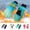 Blue,Light Blue,Pink,White, variant on Childrens Ski Gloves, Outdoor Windproof Thick Lanyard Pupils Gloves for 6-10 Years, Fleece Lined Warm Design for Snow Activities