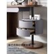 thumbnail image 5 of Italian Minimalist Dressing Table Nordic Storage Cabinet Integrated Makeup Table Bedroom Storage Simple Modern Iron Dresser My Lux Decor Round, 5 of 7