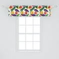 thumbnail image 2 of Ambesonne Vegetables Valance Pack of 2, Types of Foods Tasty, 54"X12", Multicolor, 2 of 4