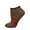 Shitake, variant on Women Tipped Cushion Ped/No-Show with Arch Support (Shoe Size: 4-10, Tan)