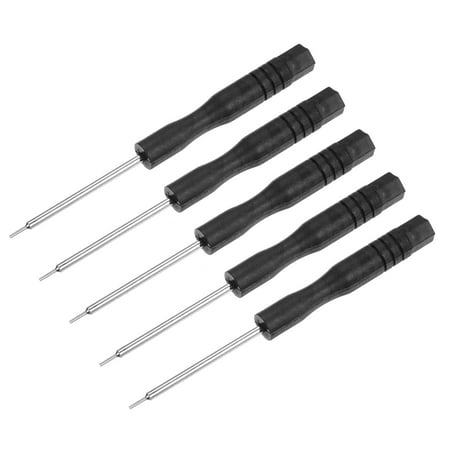 

Mini Screwdriver 0.8mm Round Head for Watch Eyeglasses Electronics Repair 5 Pack