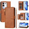 thumbnail image 3 of FOXDOCK Funda Tipo Cartera para Xiaomi Redmi 13x Cuero PU con Cremallera y Correa de Muñeca, Ranuras para Tarjetas, Soporte Plegable, Cierre Magnético, 3 of 5