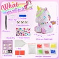 thumbnail image 5 of Decorate Unicorn Night Light, Gifts for 6 7 8 9 10 11 12 Year Old Girls, Crafts for Girls Ages 8-12, Kids Unicorn Lamp, Unicorn Toys for Girls Birthday Gifts for Christmas, 5 of 8