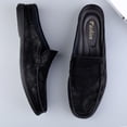 thumbnail image 5 of Spring Summer New Men's Casual Loafers Breathable Leather Flats Slippers Comfort Driving Shoes Moccasins Outdoor Walking Shoes, 5 of 11