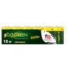 GoGreen Power (24014) Eco Friendly Alkaline D Batteries - No Lead, Cadmium or Mercury - Pack of 12