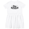 thumbnail image 3 of Inktastic One Happy Camper Girls Toddler Dress, 3 of 5