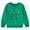 Green1, variant on LIaqionyy Kids Boys Girls St Patricks Day Tops Long Sleeve Crewneck Sweatshirt Cute Shamrock Print Clothes 2-10Years