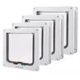 thumbnail image 5 of Weather Proof Cat Door 4 Way Locking for Cat up to 20 lbs for Interior Doors, Cabinet, Garage Doors 4 Sizes Pet Door, 5 of 9