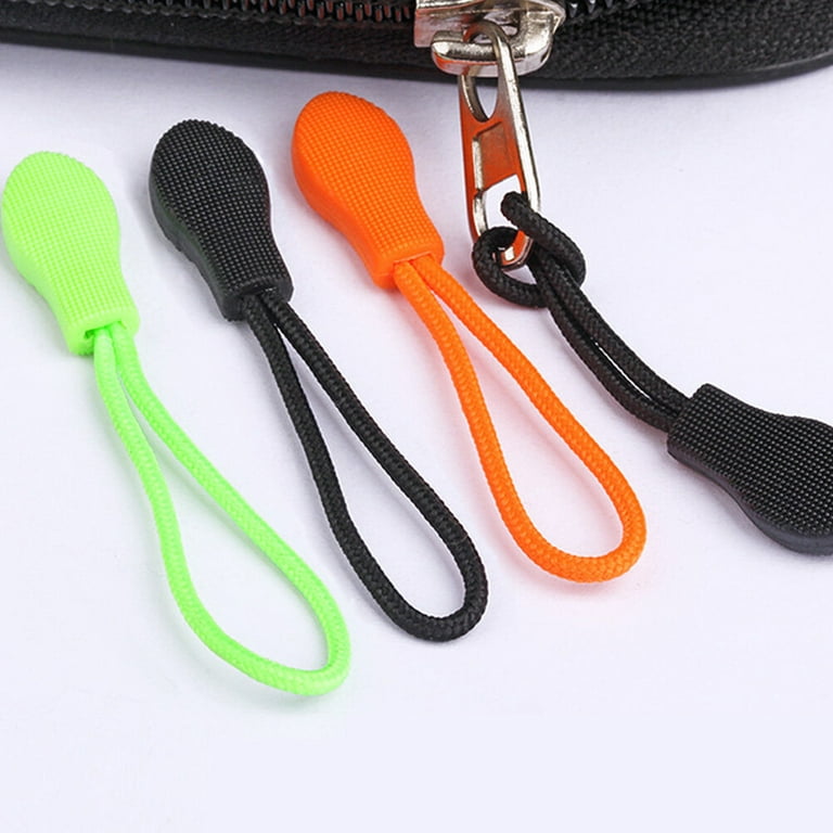 5Pcs Replacement Zipper Slider Pull Puller End Fit Rope Tag